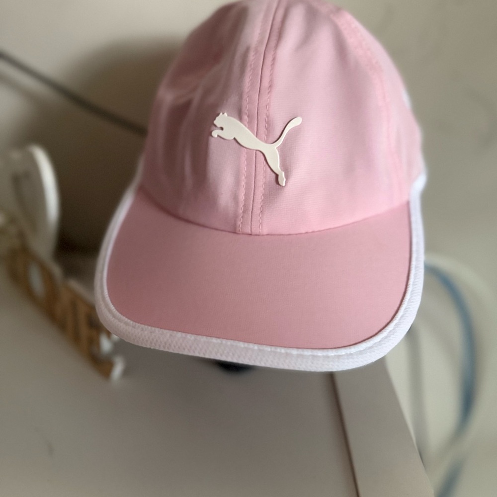 Puma Light Pink Cap with Logo
